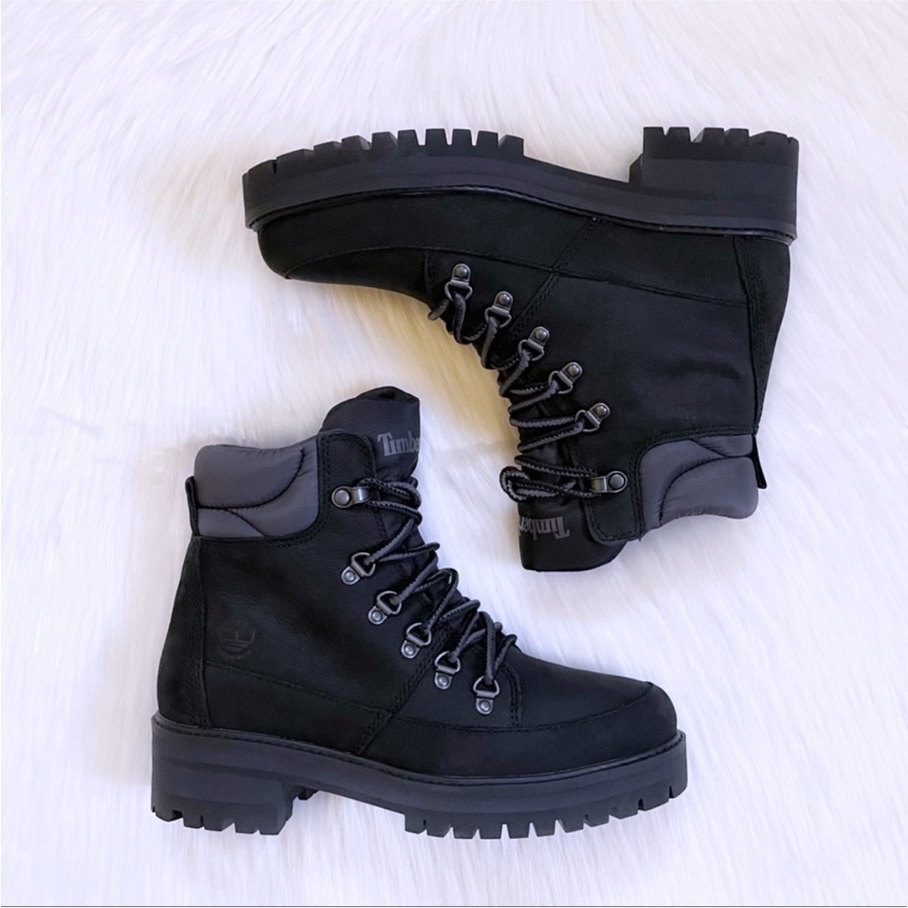 Timberland Courmayeur Valley Hiking Boot - Women's size 8, black nubuck, NIB! - Picture 2 of 11